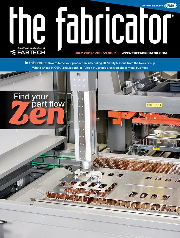 The FABRICATOR magazine current cover